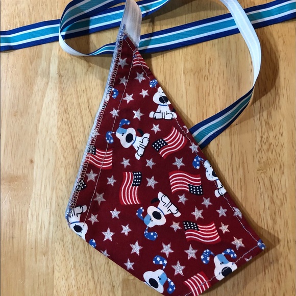 Handcrafted Other 2 Pet Bandana Blues Clues Americana Poshmark